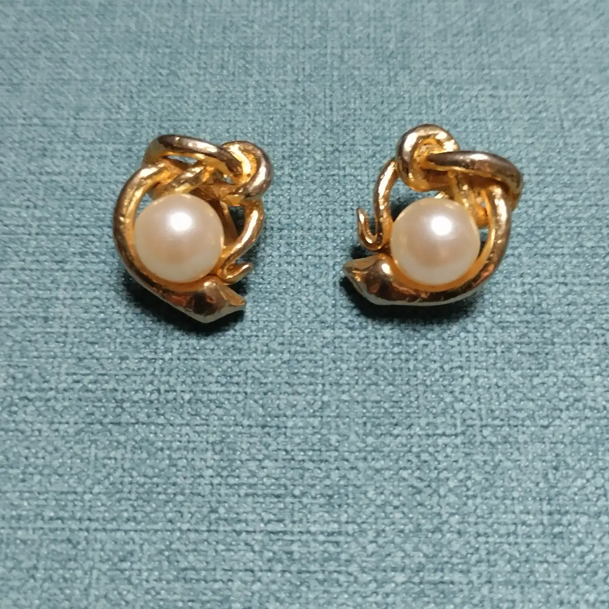 Boucles d'oreilles vintage à clypse